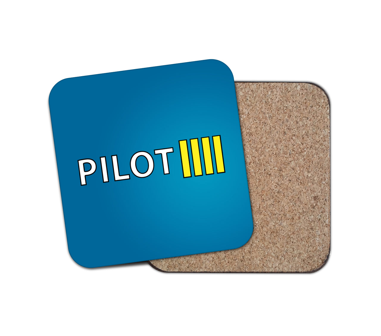 Pilot & Stripes (4 Lines) Designed Coasters