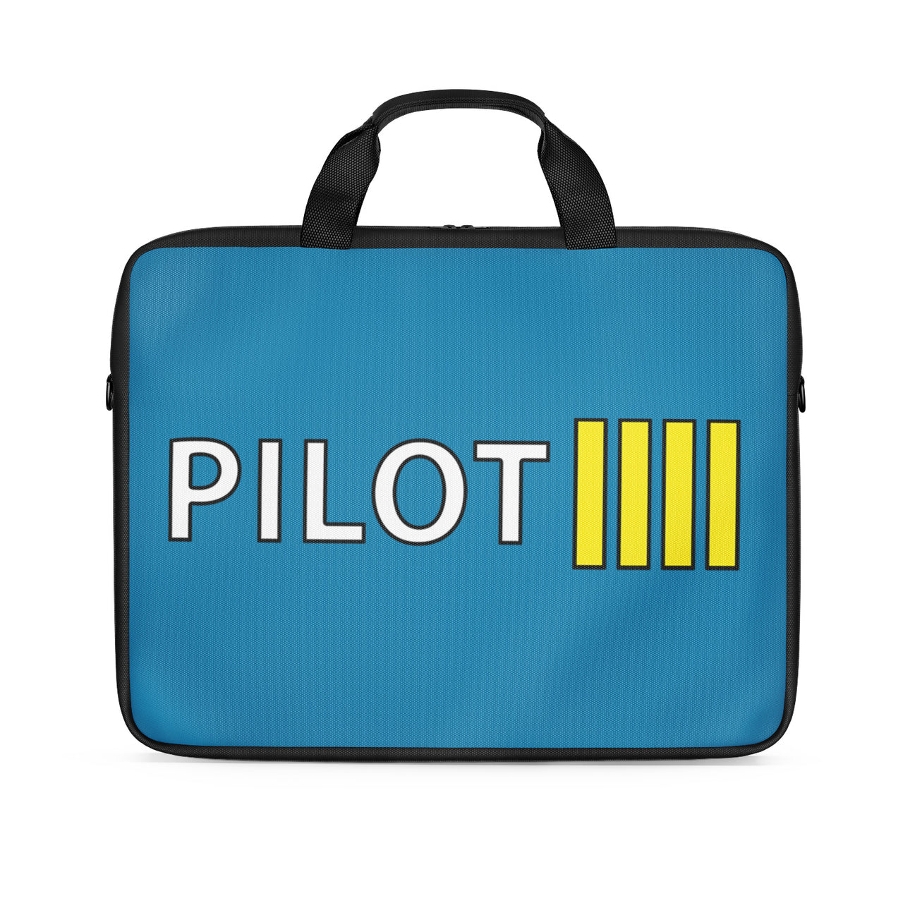 Pilot & Stripes (4 Lines) Designed Laptop & Tablet Bags