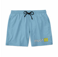 Thumbnail for Pilot & Stripes (4 Lines) Designed Swim Trunks & Shorts