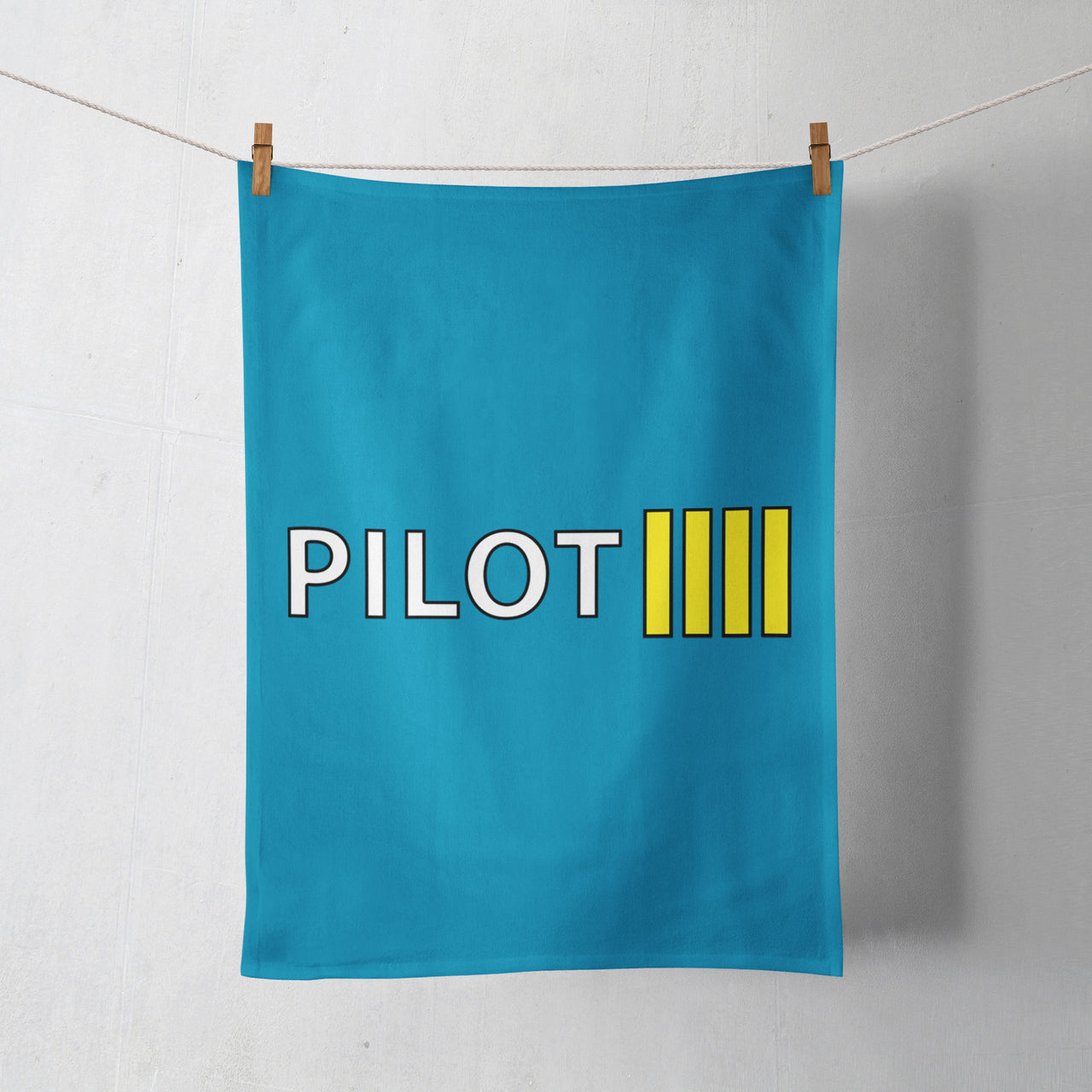 Pilot & Stripes (4 Lines) Designed Towels