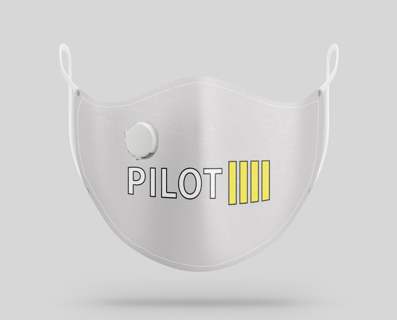 Pilot & Stripes (4 Lines) Designed Face Masks