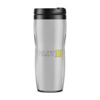Thumbnail for Pilot & Stripes (4 Lines) Designed Travel Mugs