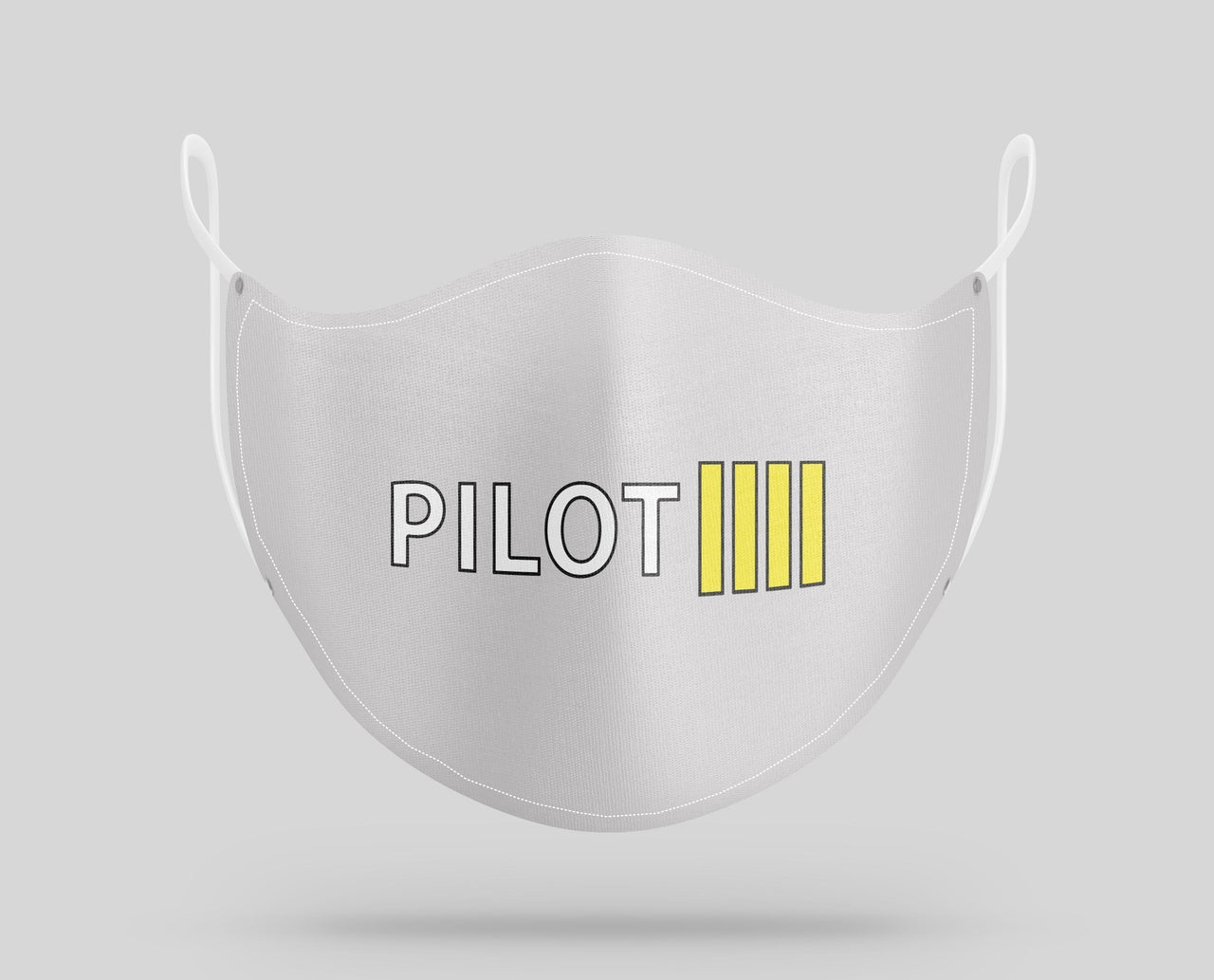 Pilot & Stripes (4 Lines) Designed Face Masks