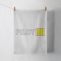 Thumbnail for Pilot & Stripes (4 Lines) Designed Towels