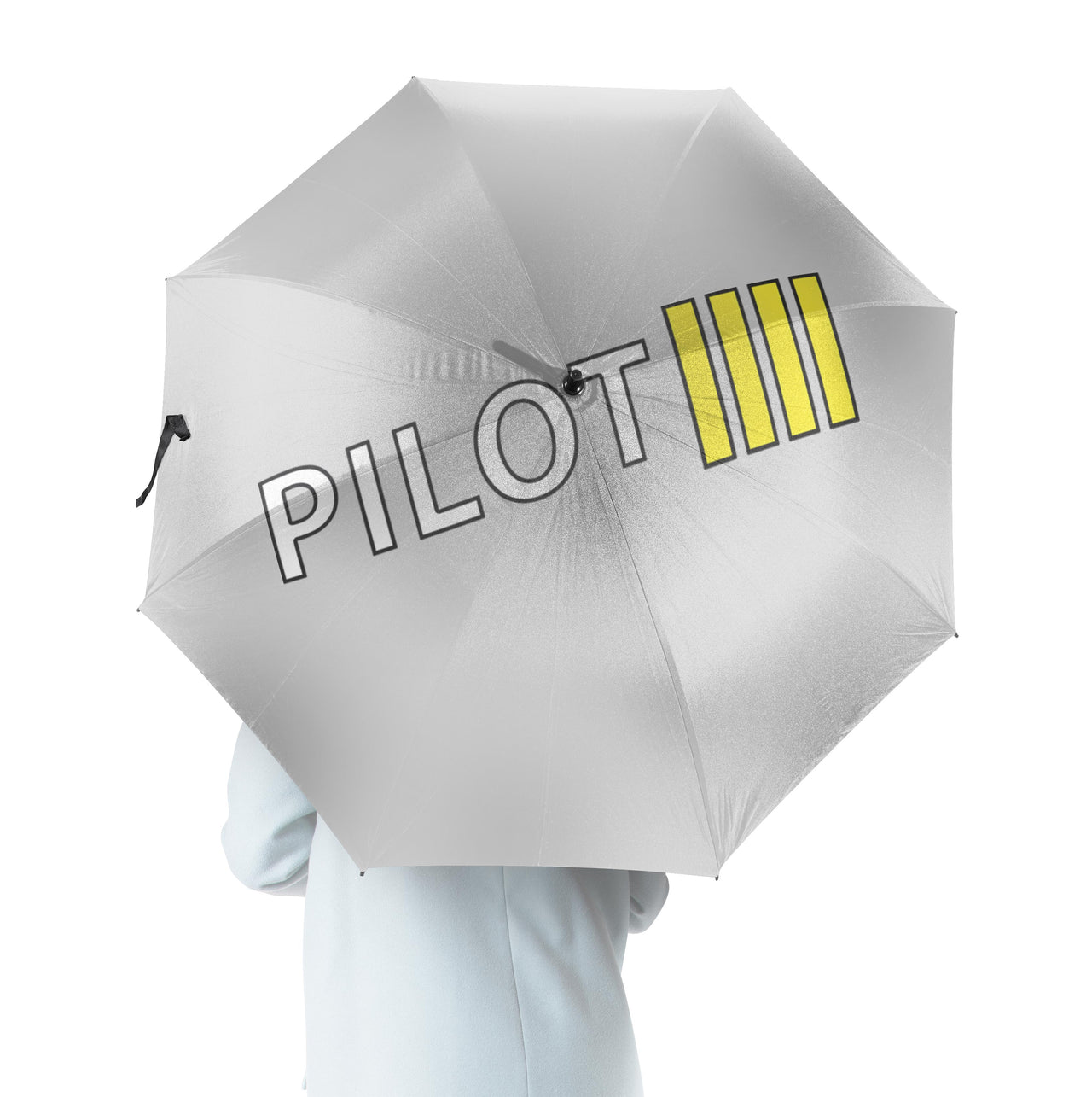 Pilot & Stripes (4 Lines) Designed Umbrella