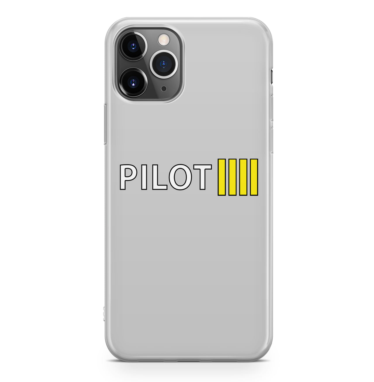 Pilot & Stripes (4 Lines) Designed iPhone Cases