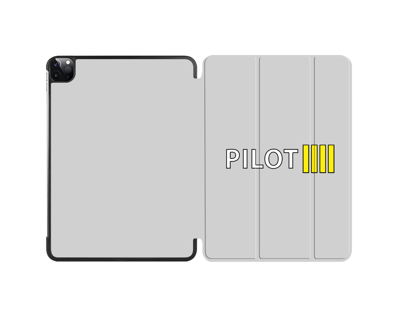 Pilot & Stripes (4 Lines) Designed iPad Cases