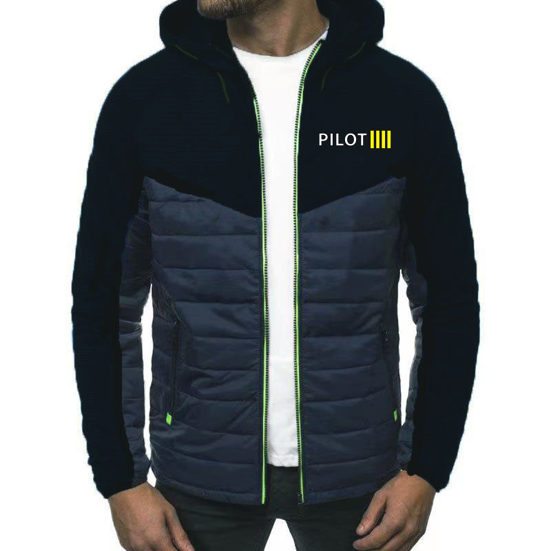 Pilot & Stripes (4 Lines) Designed Sportive Jackets