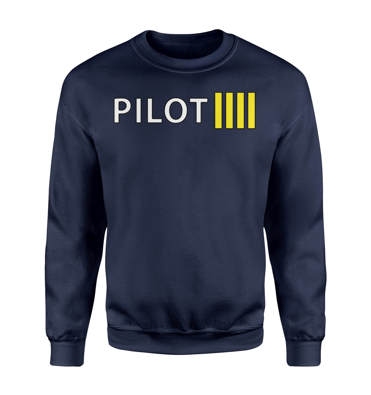 Pilot & Stripes (4 Lines) Designed Sweatshirts