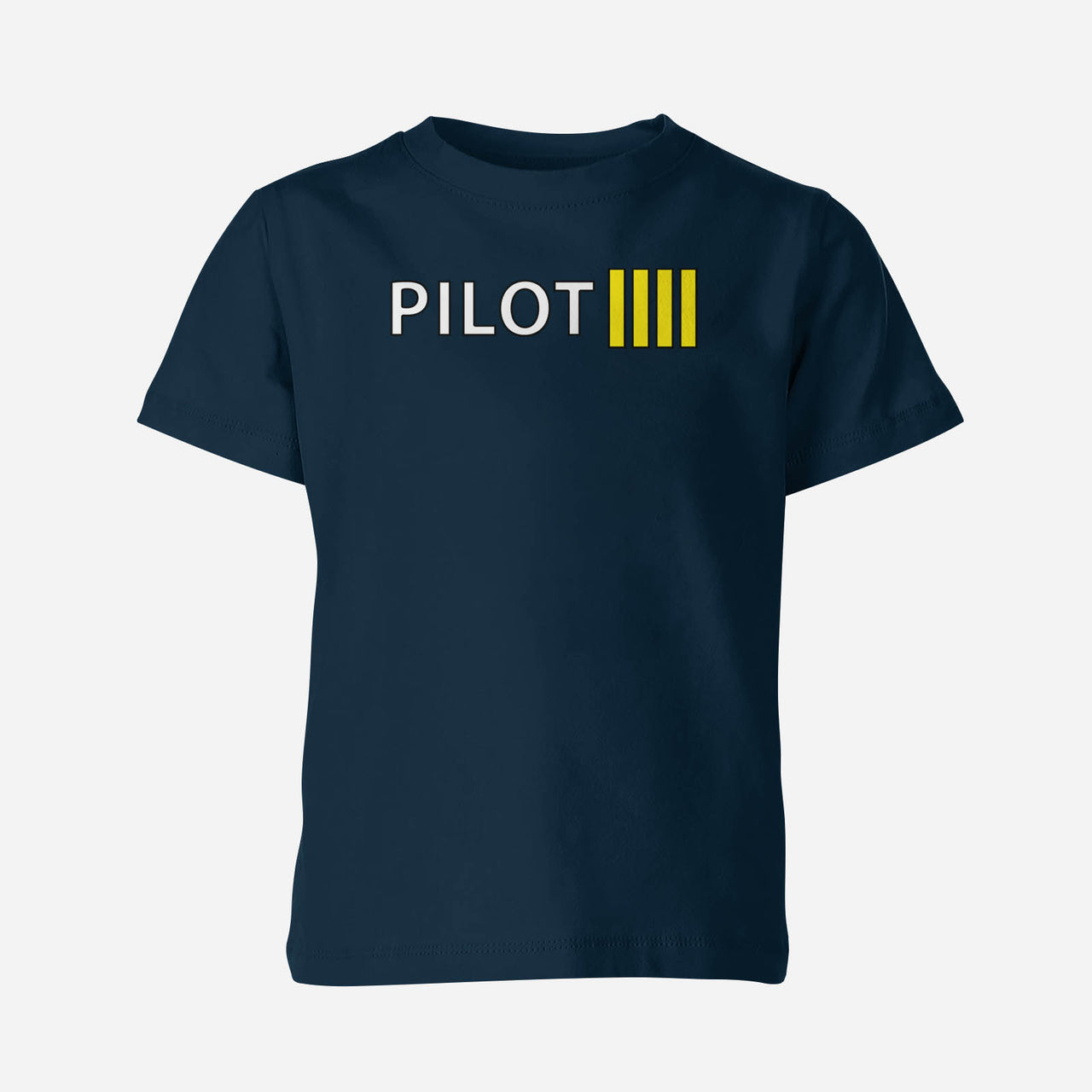 Pilot & Stripes (4 Lines) Designed Children T-Shirts