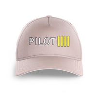 Thumbnail for Pilot & Stripes (4 Lines) Printed Hats