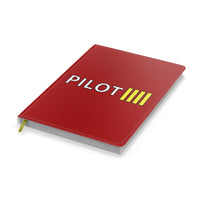 Thumbnail for Pilot & Stripes (4 Lines) Designed Notebooks