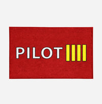 Thumbnail for Pilot & Stripes (4 Lines) Designed Door Mats