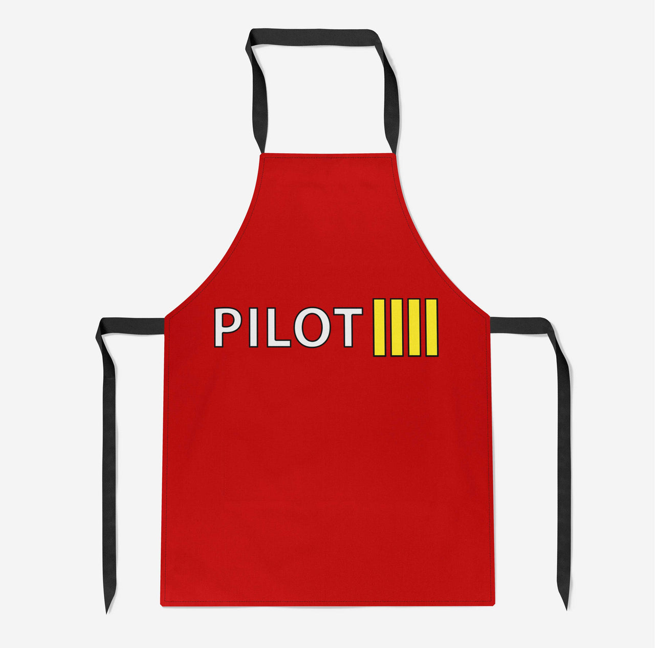 Pilot & Stripes (4 Lines) Designed Kitchen Aprons