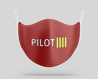 Thumbnail for Pilot & Stripes (4 Lines) Designed Face Masks