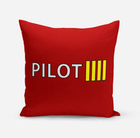 Thumbnail for Pilot & Stripes (4 Lines) Designed Pillows