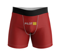 Thumbnail for Pilot & Stripes (4 Lines) Designed Men Boxers