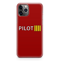 Thumbnail for Pilot & Stripes (4 Lines) Designed iPhone Cases