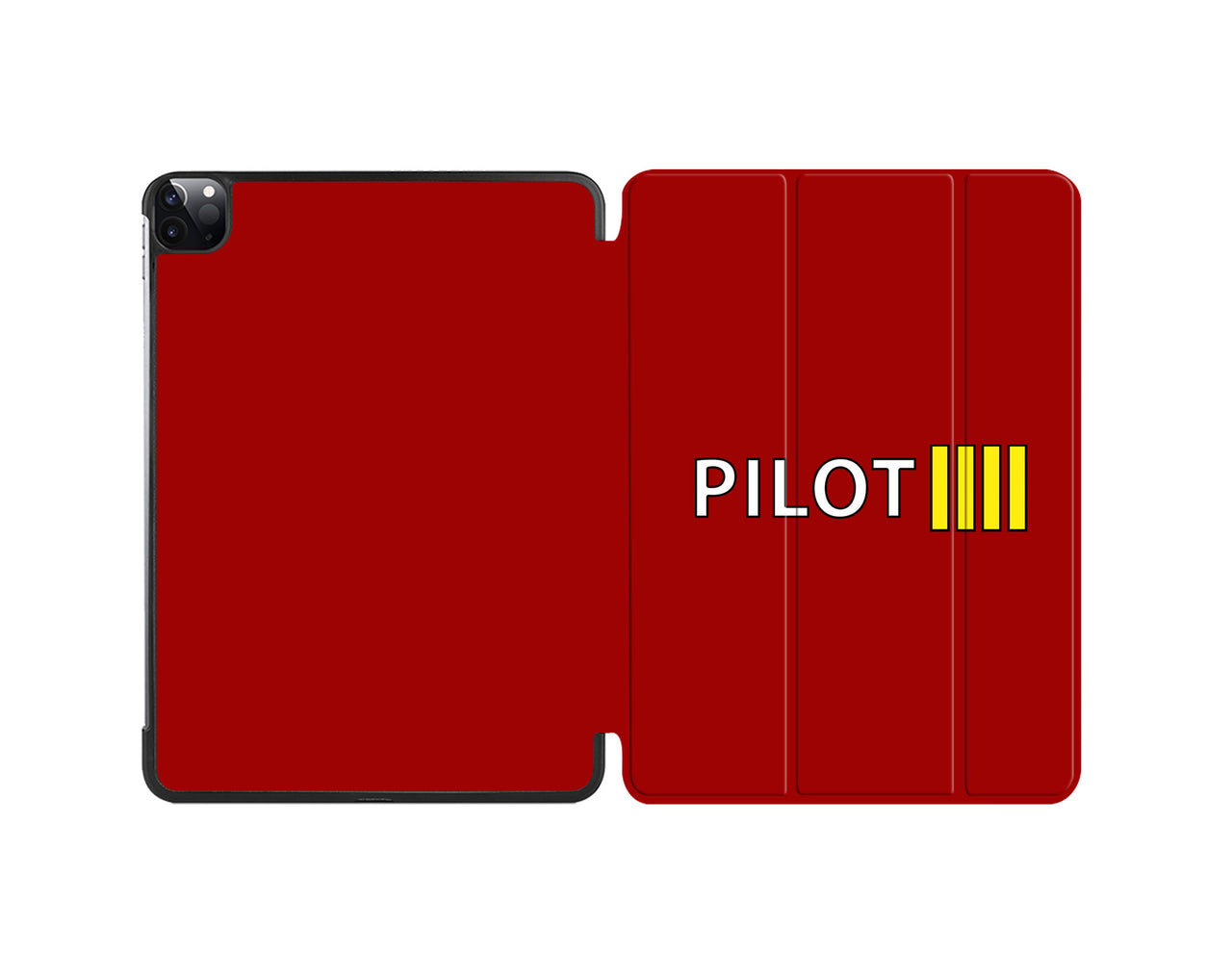 Pilot & Stripes (4 Lines) Designed iPad Cases