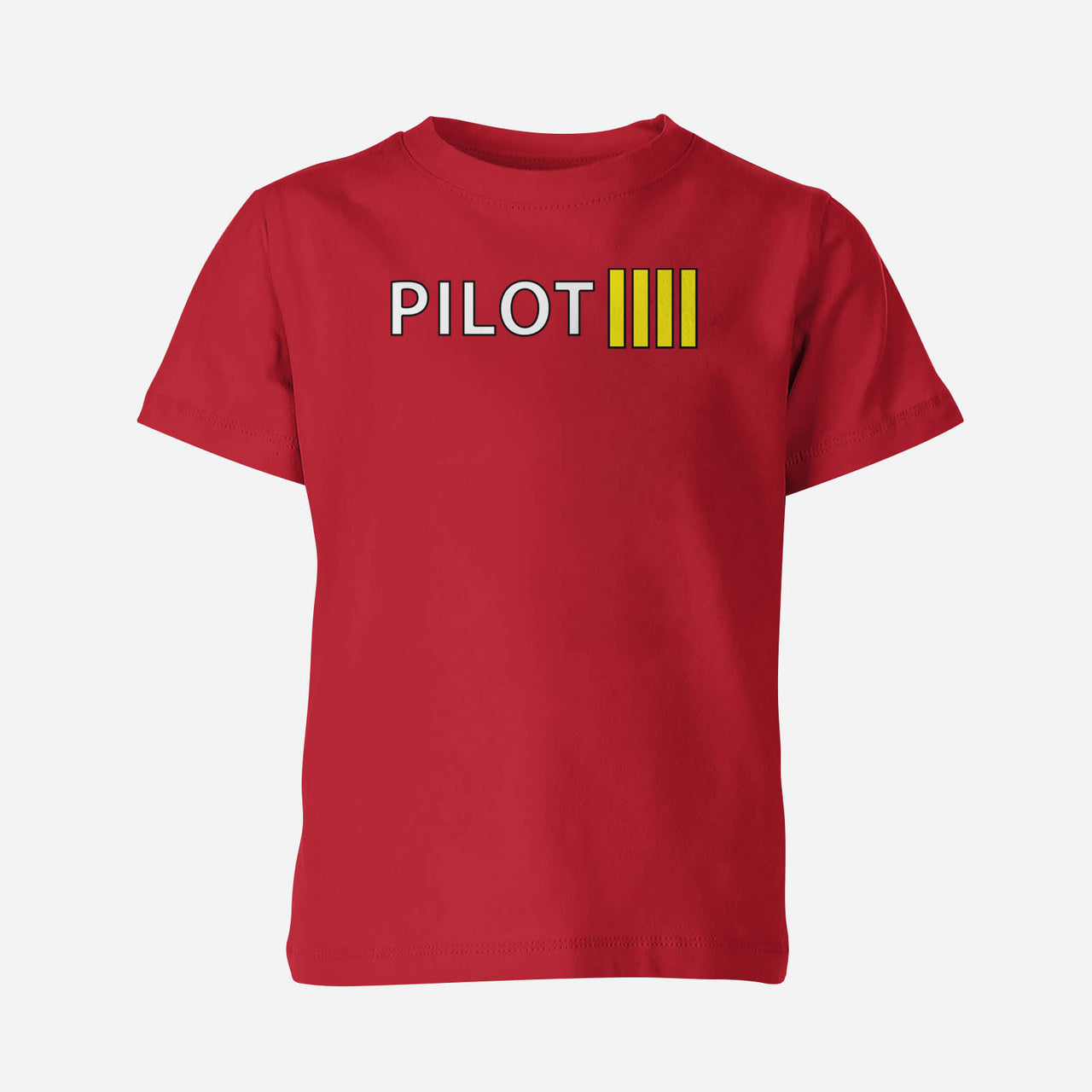 Pilot & Stripes (4 Lines) Designed Children T-Shirts