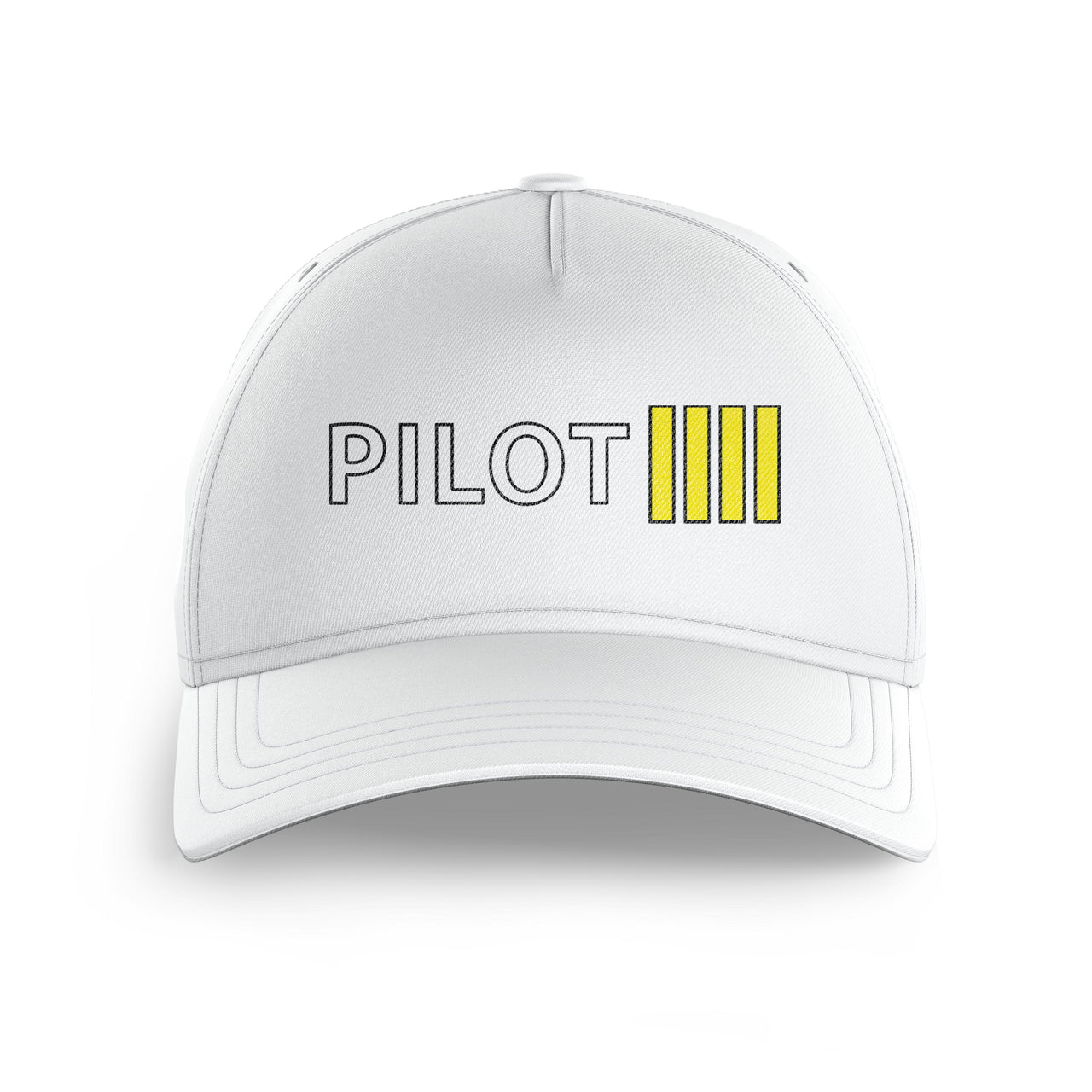 Pilot & Stripes (4 Lines) Printed Hats