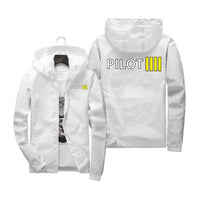 Thumbnail for Pilot & Stripes (4 Lines) Designed Windbreaker Jackets