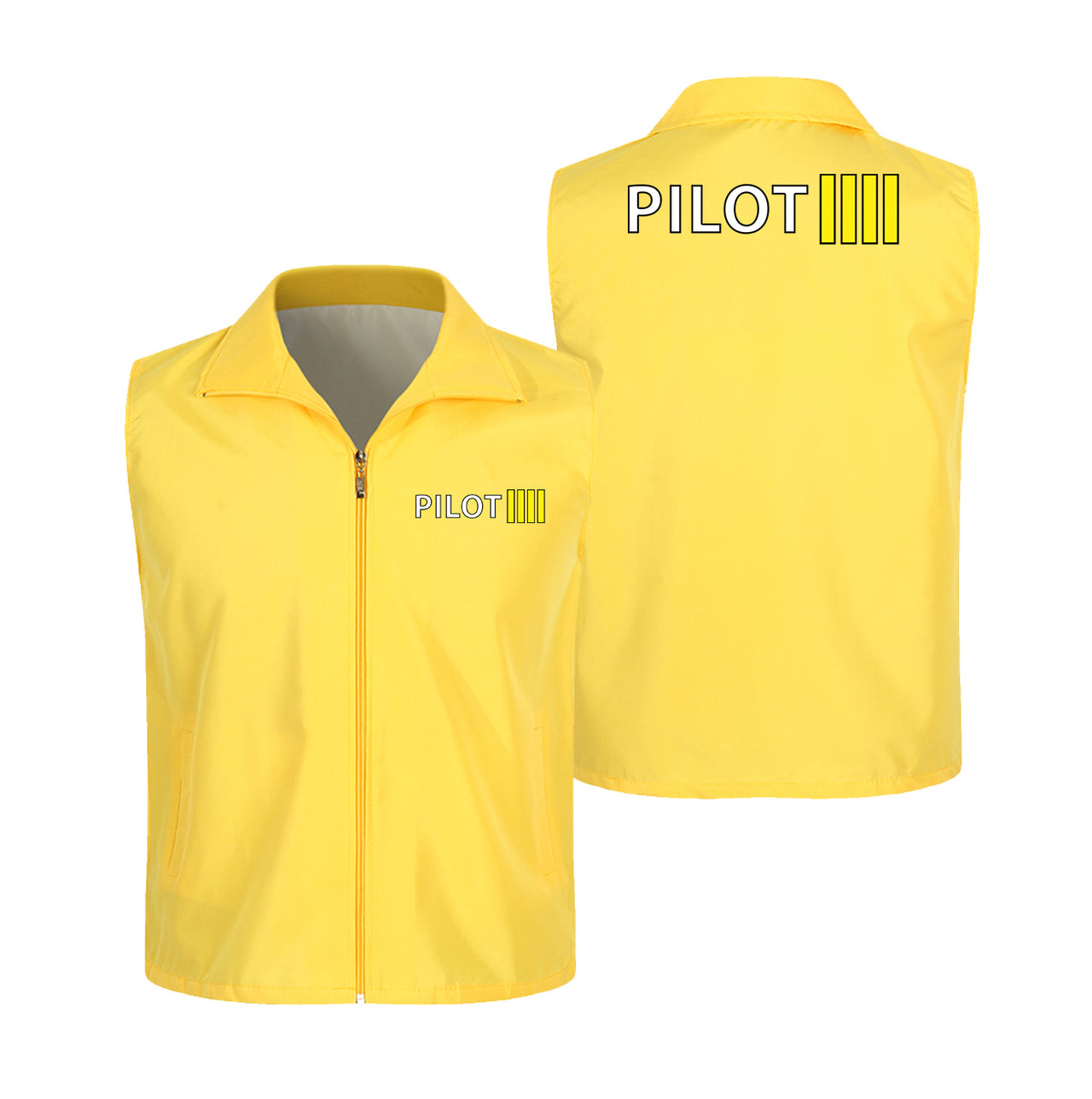 Pilot & Stripes (4 Lines) Designed Thin Style Vests
