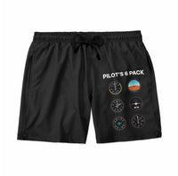 Thumbnail for Pilot's 6 Pack Designed Swim Trunks & Shorts