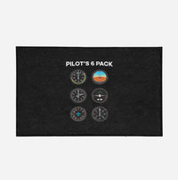 Thumbnail for Pilot's 6 Pack Designed Door Mats