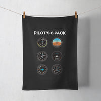Thumbnail for Pilot's 6 Pack Designed Towels