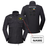 Thumbnail for Pilot's 6 Pack Designed Military Coats