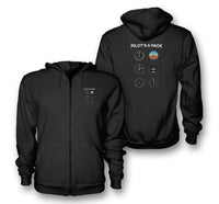 Thumbnail for Pilot's 6 Pack Designed Zipped Hoodies