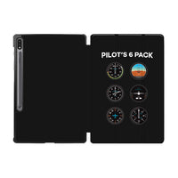 Thumbnail for Pilot's 6 Pack Designed Samsung Tablet Cases