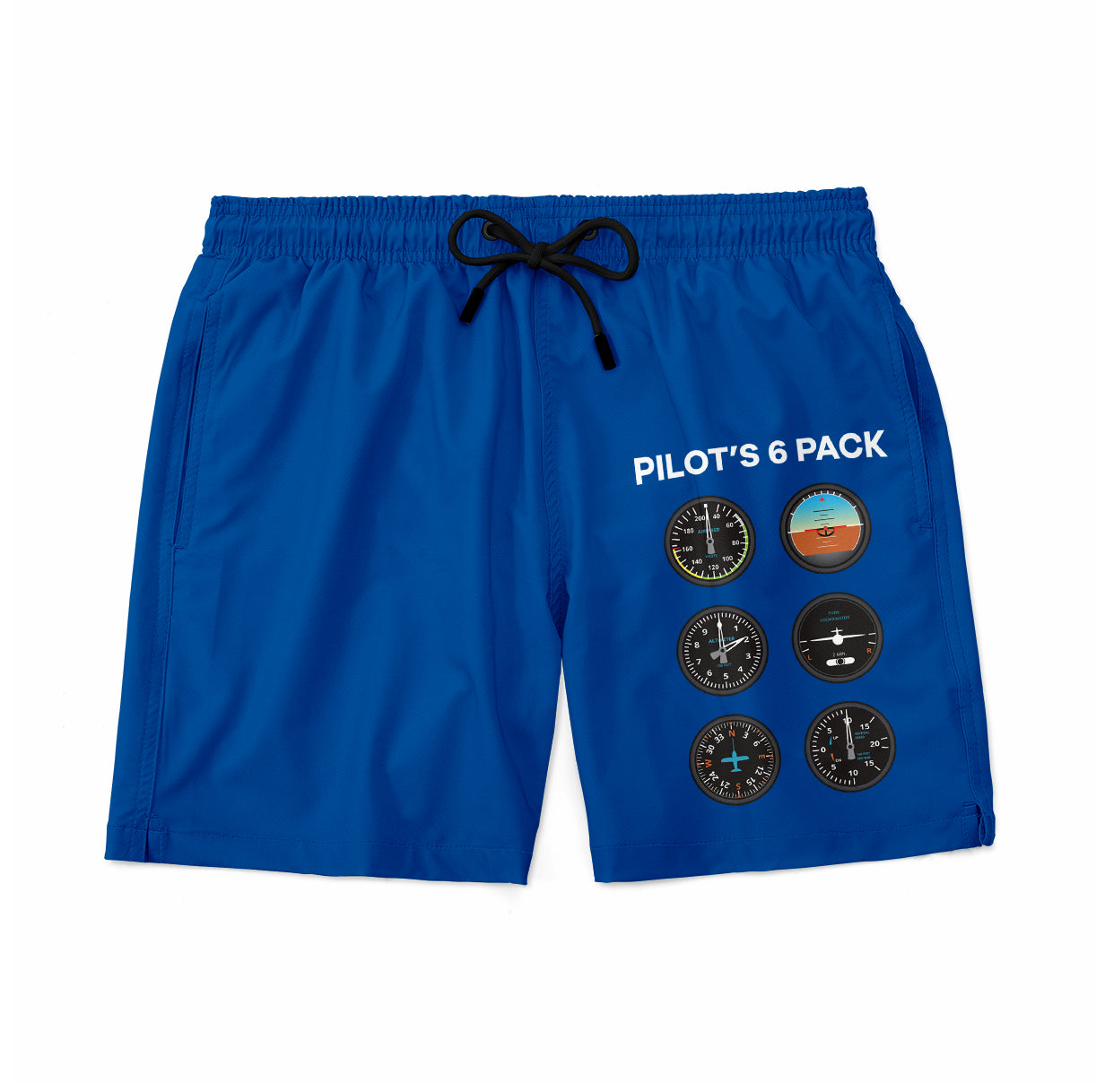 Pilot's 6 Pack Designed Swim Trunks & Shorts
