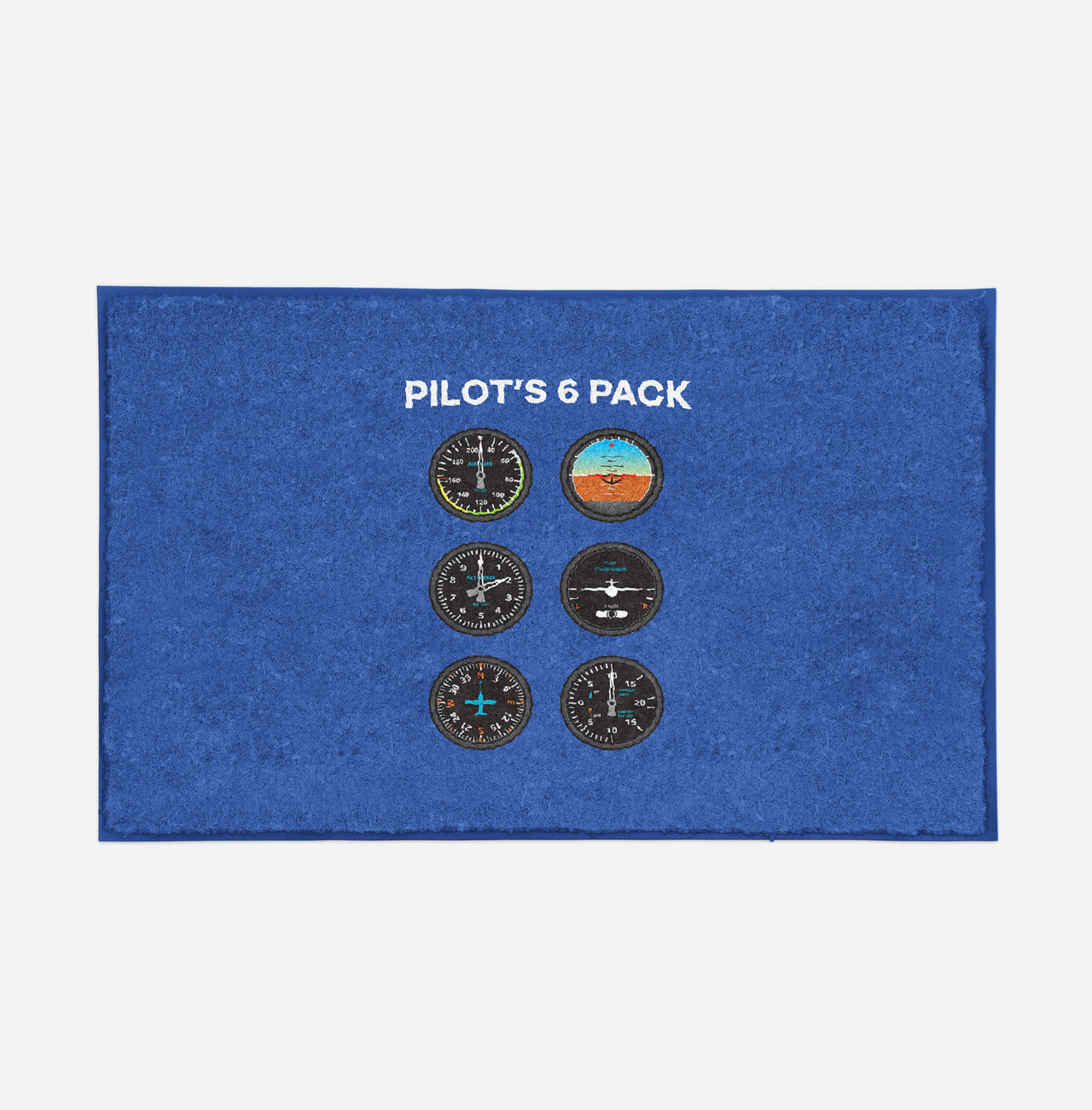 Pilot's 6 Pack Designed Door Mats