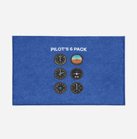 Thumbnail for Pilot's 6 Pack Designed Door Mats