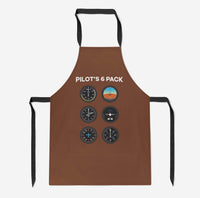 Thumbnail for Pilot's 6 Pack Designed Kitchen Aprons