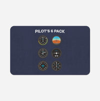 Thumbnail for Pilot's 6 Pack Designed Bath Mats