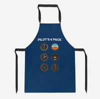 Thumbnail for Pilot's 6 Pack Designed Kitchen Aprons