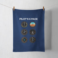 Thumbnail for Pilot's 6 Pack Designed Towels