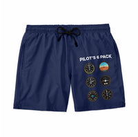 Thumbnail for Pilot's 6 Pack Designed Swim Trunks & Shorts