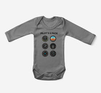 Thumbnail for Pilot's 6 Pack Designed Baby Bodysuits