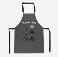 Thumbnail for Pilot's 6 Pack Designed Kitchen Aprons