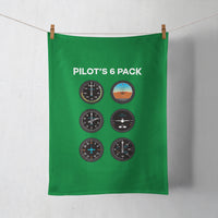 Thumbnail for Pilot's 6 Pack Designed Towels