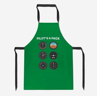 Thumbnail for Pilot's 6 Pack Designed Kitchen Aprons