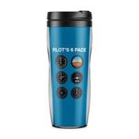 Thumbnail for Pilot's 6 Pack Designed Travel Mugs