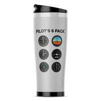 Thumbnail for Pilot's 6 Pack Designed Travel Mugs