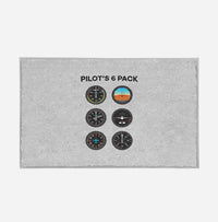 Thumbnail for Pilot's 6 Pack Designed Door Mats
