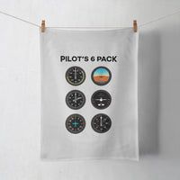 Thumbnail for Pilot's 6 Pack Designed Towels