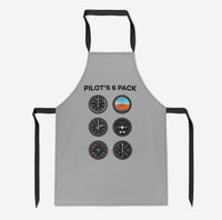 Thumbnail for Pilot's 6 Pack Designed Kitchen Aprons